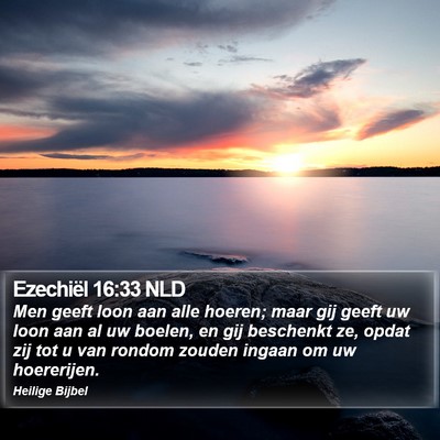 Ezechiël 16:33 NLD Bible Verse Image