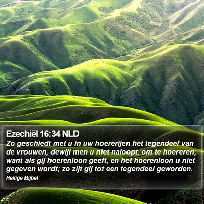 Ezechiël 16:34 NLD Bible Verse Image