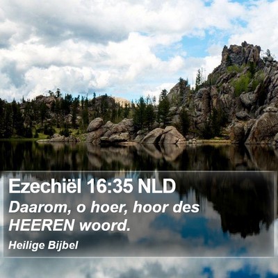Ezechiël 16:35 NLD Bible Verse Image