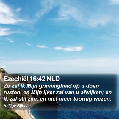 Ezechiël 16:42 NLD Bible Verse Image
