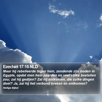 Ezechiël 17:15 NLD Bible Verse Image