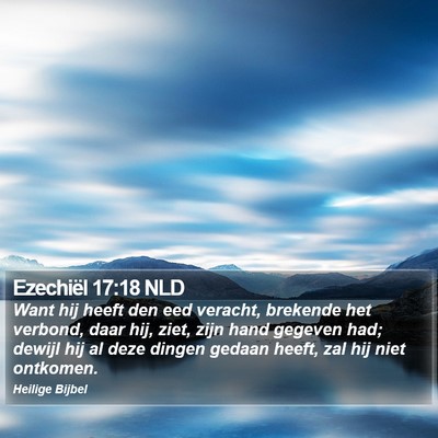 Ezechiël 17:18 NLD Bible Verse Image