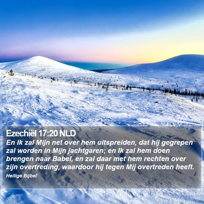 Ezechiël 17:20 NLD Bible Verse Image
