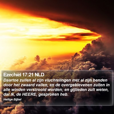 Ezechiël 17:21 NLD Bible Verse Image
