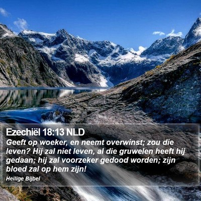 Ezechiël 18:13 NLD Bible Verse Image