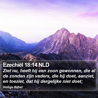 Ezechiël 18:14 NLD Bible Verse Image