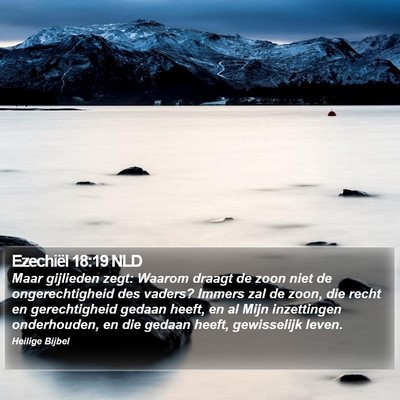Ezechiël 18:19 NLD Bible Verse Image
