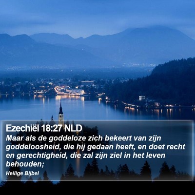 Ezechiël 18:27 NLD Bible Verse Image