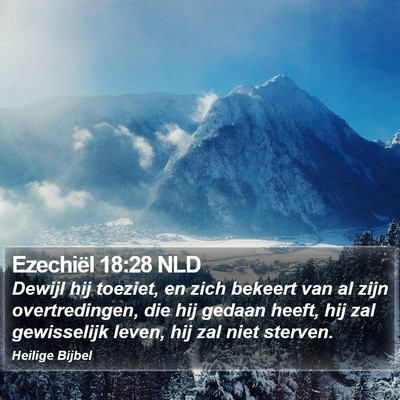 Ezechiël 18:28 NLD Bible Verse Image