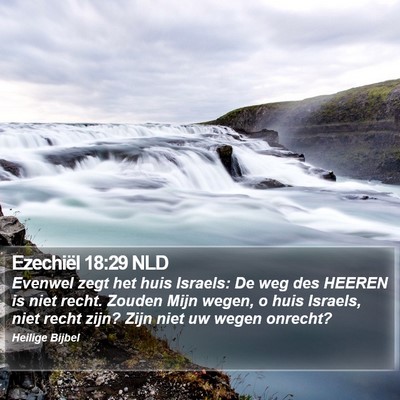 Ezechiël 18:29 NLD Bible Verse Image