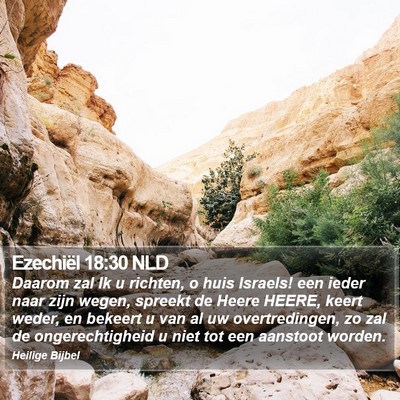 Ezechiël 18:30 NLD Bible Verse Image
