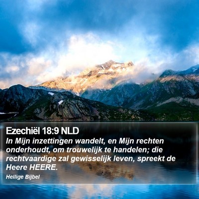 Ezechiël 18:9 NLD Bible Verse Image