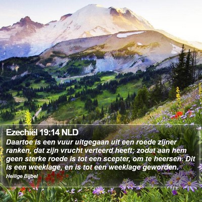 Ezechiël 19:14 NLD Bible Verse Image
