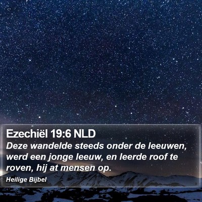 Ezechiël 19:6 NLD Bible Verse Image
