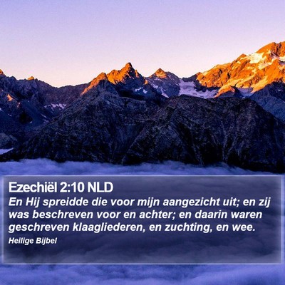 Ezechiël 2:10 NLD Bible Verse Image