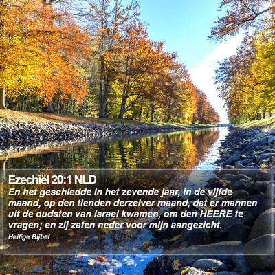 Ezechiël 20:1 NLD Bible Verse Image