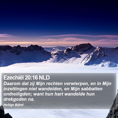 Ezechiël 20:16 NLD Bible Verse Image