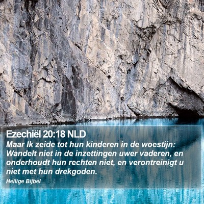 Ezechiël 20:18 NLD Bible Verse Image