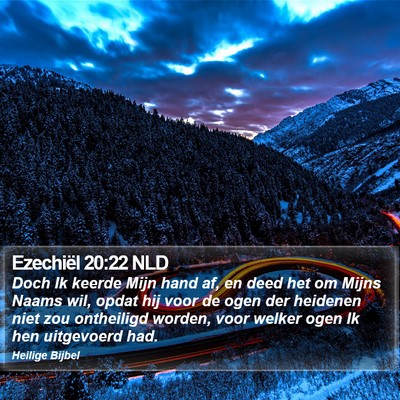 Ezechiël 20:22 NLD Bible Verse Image
