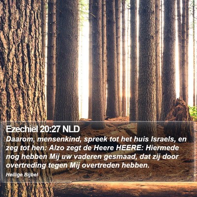 Ezechiël 20:27 NLD Bible Verse Image