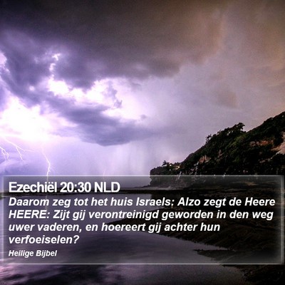 Ezechiël 20:30 NLD Bible Verse Image