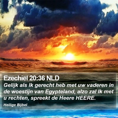 Ezechiël 20:36 NLD Bible Verse Image