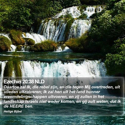 Ezechiël 20:38 NLD Bible Verse Image