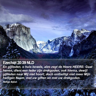 Ezechiël 20:39 NLD Bible Verse Image