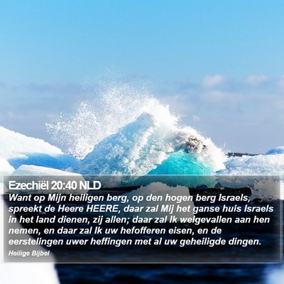 Ezechiël 20:40 NLD Bible Verse Image