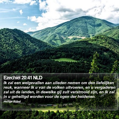 Ezechiël 20:41 NLD Bible Verse Image