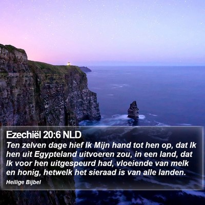 Ezechiël 20:6 NLD Bible Verse Image