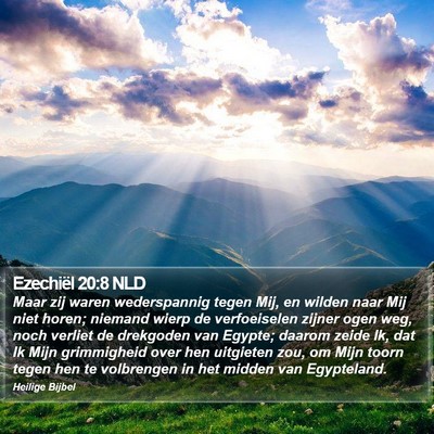 Ezechiël 20:8 NLD Bible Verse Image