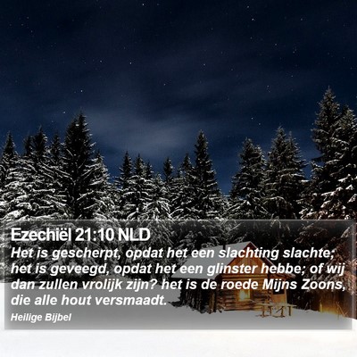 Ezechiël 21:10 NLD Bible Verse Image