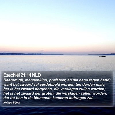 Ezechiël 21:14 NLD Bible Verse Image