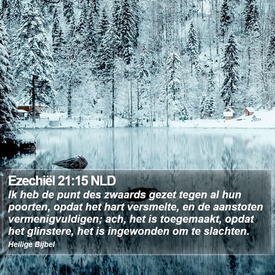 Ezechiël 21:15 NLD Bible Verse Image