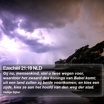 Ezechiël 21:19 NLD Bible Verse Image