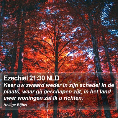 Ezechiël 21:30 NLD Bible Verse Image