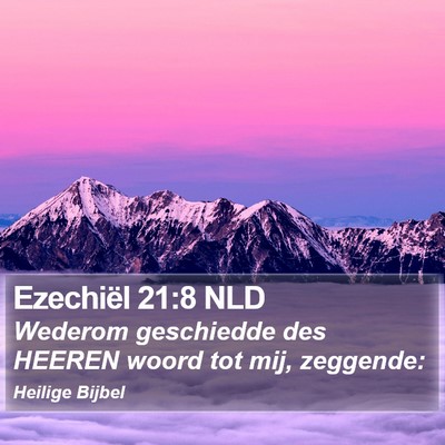 Ezechiël 21:8 NLD Bible Verse Image