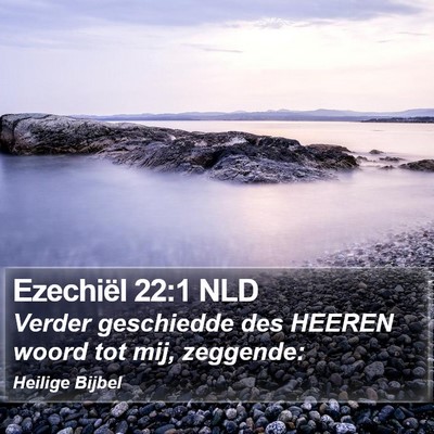 Ezechiël 22:1 NLD Bible Verse Image