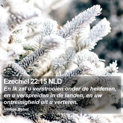 Ezechiël 22:15 NLD Bible Verse Image