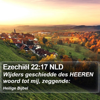 Ezechiël 22:17 NLD Bible Verse Image