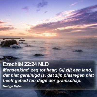 Ezechiël 22:24 NLD Bible Verse Image