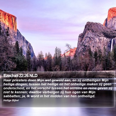 Ezechiël 22:26 NLD Bible Verse Image