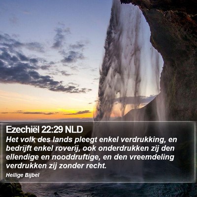 Ezechiël 22:29 NLD Bible Verse Image