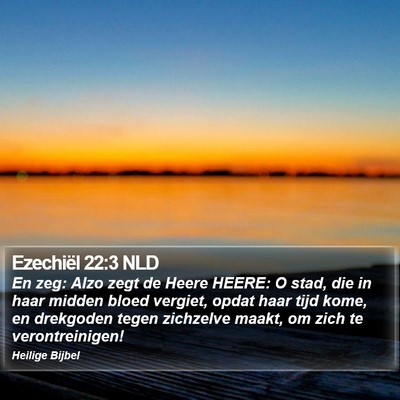 Ezechiël 22:3 NLD Bible Verse Image