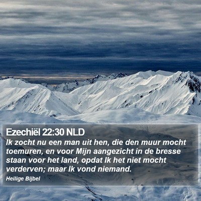 Ezechiël 22:30 NLD Bible Verse Image