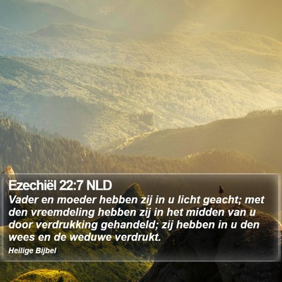 Ezechiël 22:7 NLD Bible Verse Image