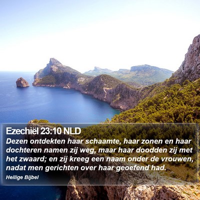 Ezechiël 23:10 NLD Bible Verse Image