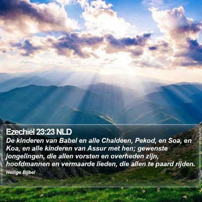 Ezechiël 23:23 NLD Bible Verse Image