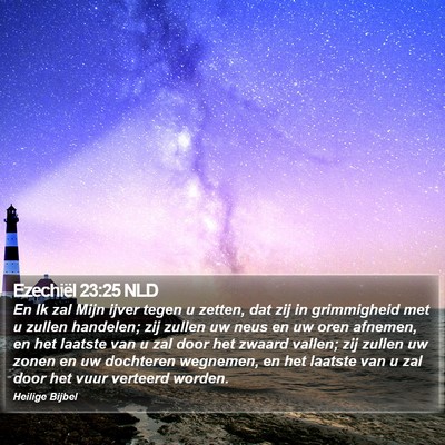 Ezechiël 23:25 NLD Bible Verse Image
